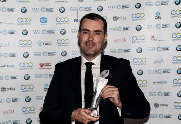 Paul Bailey at the National Rugby Awards